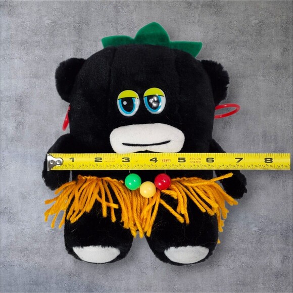 Vintage Mardi Gras Zulu-Style Plush Doll by Plush Appeal New Orleans 9" Beads - Picture 11 of 11